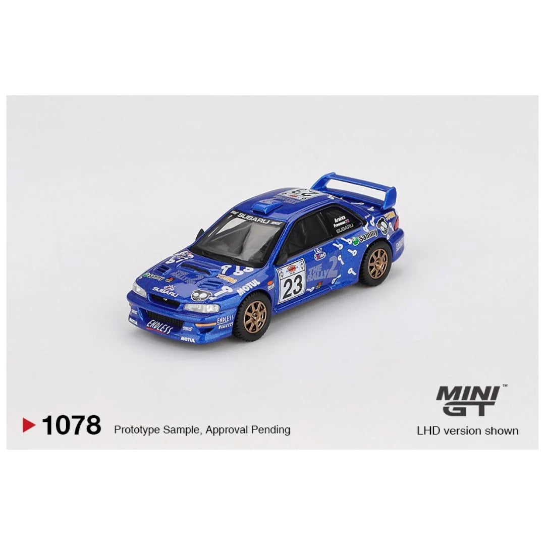 Imported Mini GT Blister #1078 Subaru Impreza WRC99 Acropolis Rally Die-Cast Car