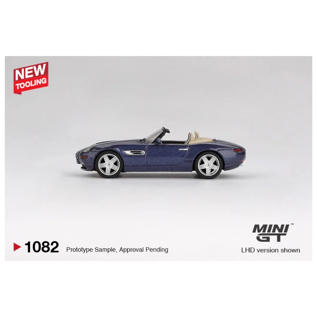 Imported Mini GT Blister #1082 BMW Z8 Alpina Alpine Blue Die-Cast Car