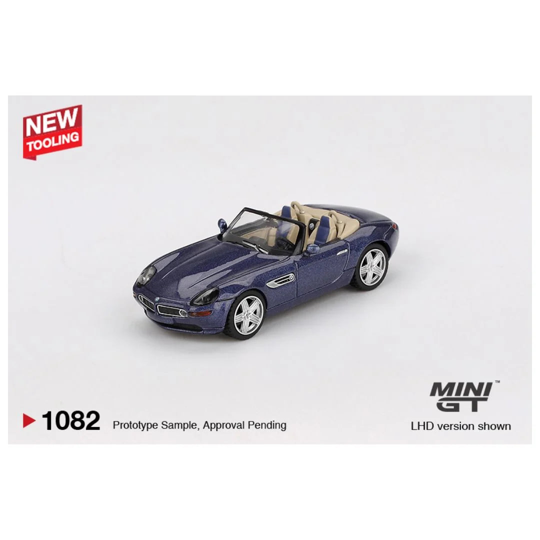 Imported Mini GT Blister #1082 BMW Z8 Alpina Alpine Blue Die-Cast Car