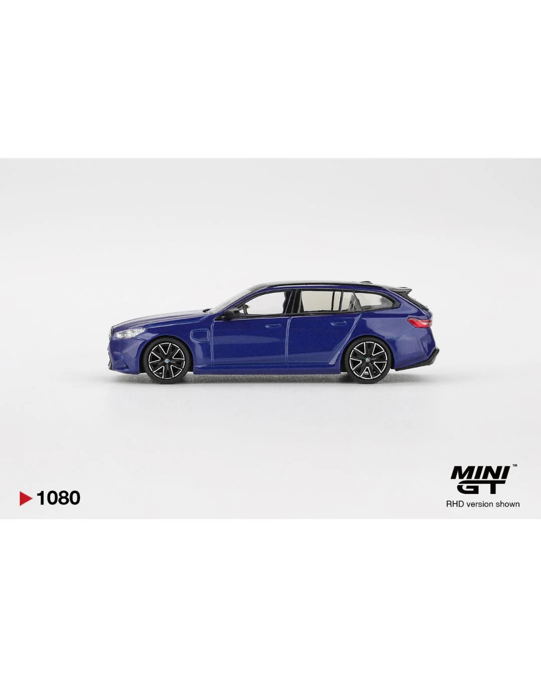 Imported Mini GT Blister #1080 BMW M5 Touring Marina Bay Blue Metallic Die-Cast Car