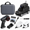 DNM FPV Tech 1:64 Mini Remote Control Car with Camera, Wireless Remote & Carrying Case