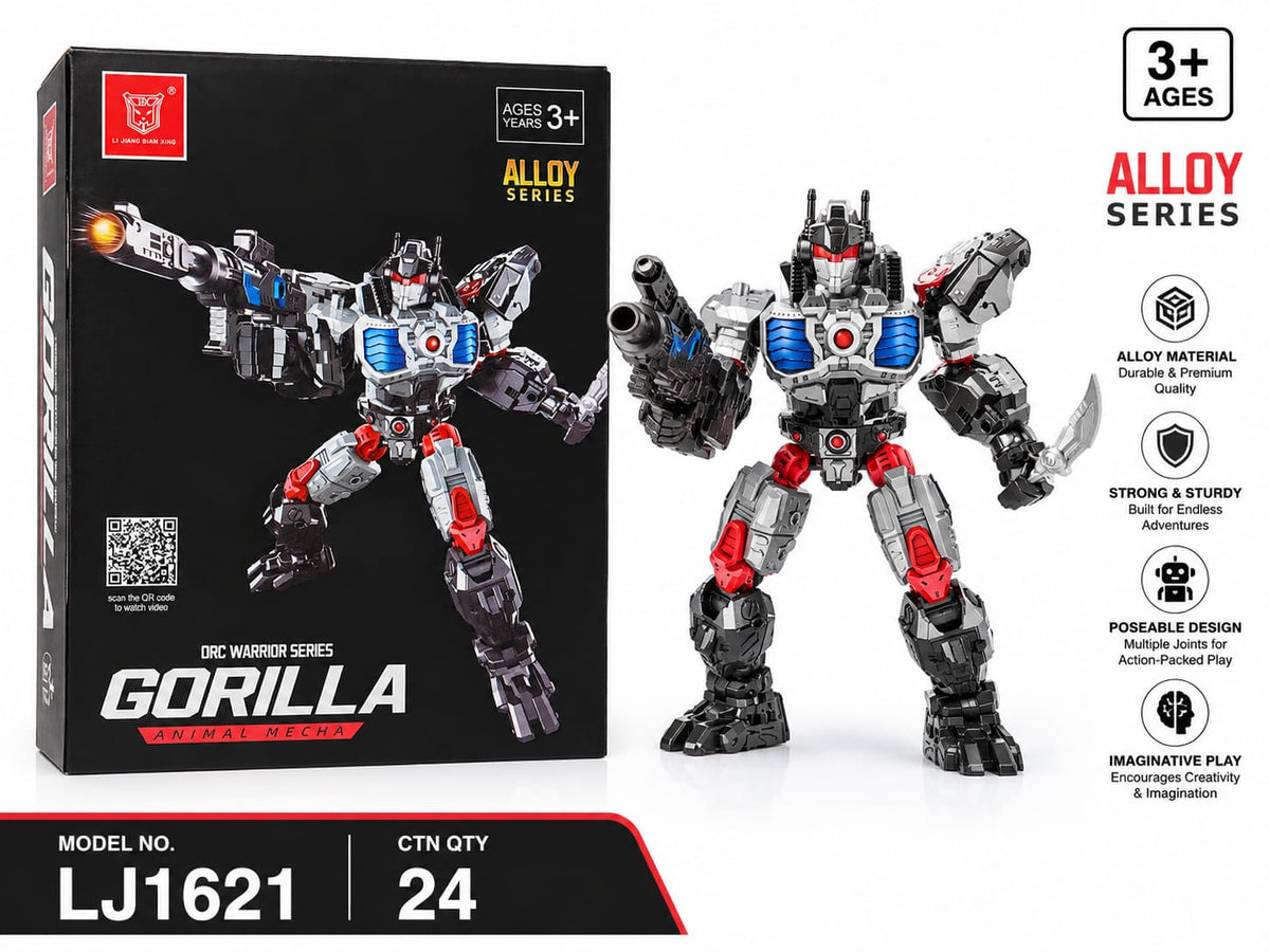 LiJiang Gorilla Leader  transforming action figure (model LJ1621)