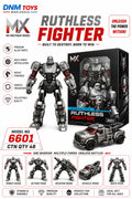 6601 Ruthless Fighter Transforming Robot | Alloy Collectible Model