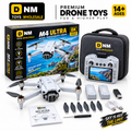 DNM-M4ULTRA-DRONE-4K - DJW M4 Ultra 4K HD GPS Drone with FPV, Obstacle Avoidance, Foldable Design & Display Remote