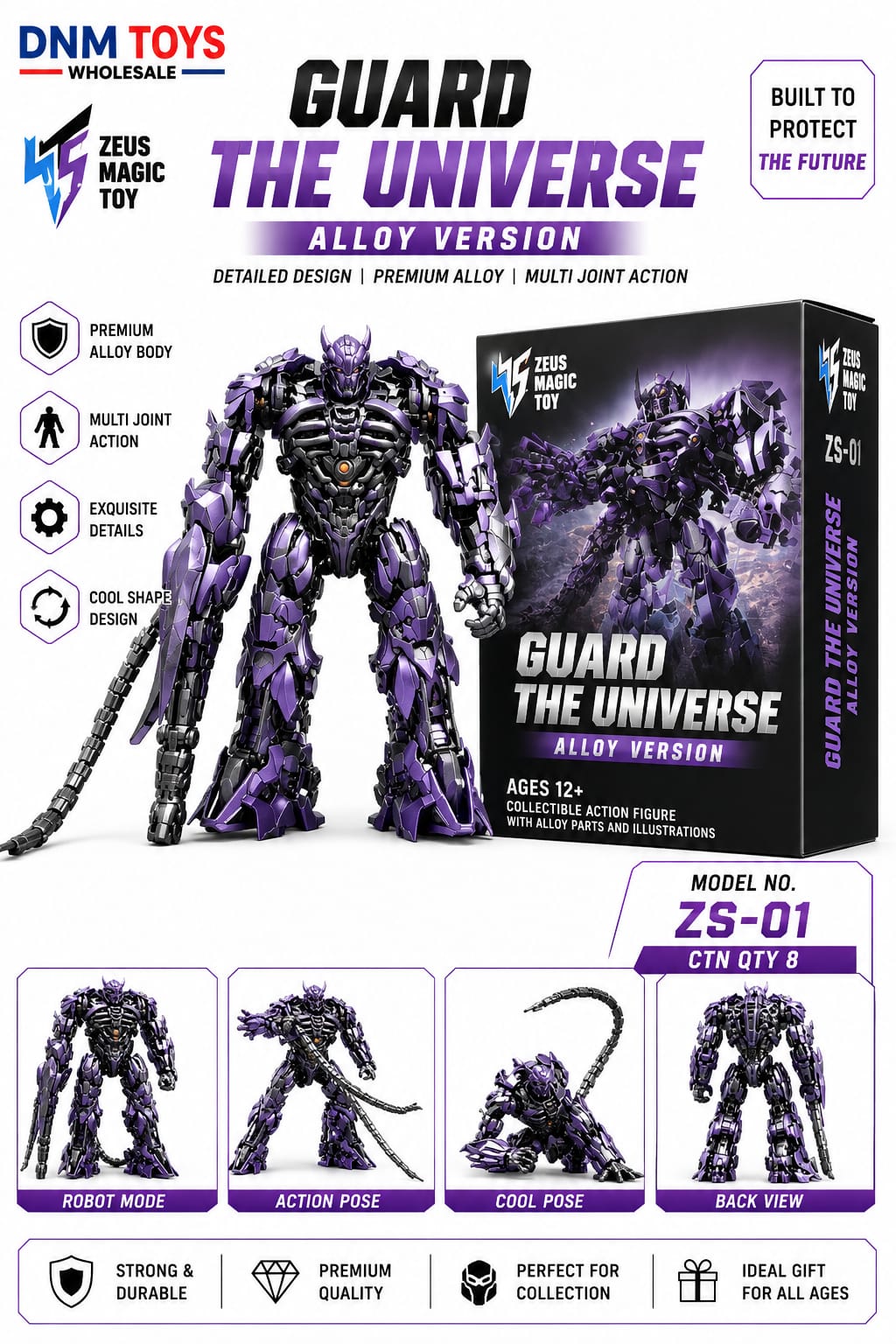 ZS-01 Guard The Universe Alloy Robot | Premium Collectible Figure