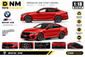 DNM-GTS-BMWM5-RED-118 - GT Spirit BMW M5 1:18 Scale Red Premium Die-Cast Model Car – Limited Edition Collectible