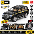 CZ123E-BLK-124 - 1:24 Black R/C Off Road Alloy SUV Toy Car | Remote Control