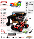 1:14 Scale Full-Time 4x4 RC Buggy – High-Performance Remote Control Racing Car with Smoke Effect
