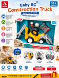 Hola Baby RC Construction Truck 18 Months+ – 2-Mode Remote Control Excavator Toy with Working Scoop