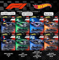 Imported Hot Wheels Premium Formula 1 Assorted Racing Car - 8 Pcs