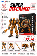 QT-02 Super Deformed Warrior Transforming Robot | Alloy Figure