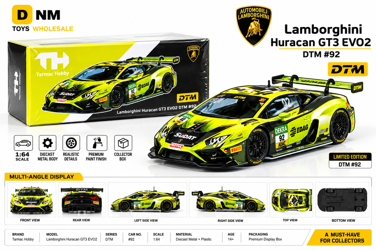 TH-LAM-HUR-GT3EVO2-DTM92 - Tarmac Hobby Lamborghini Huracan GT3 EVO2 DTM #92