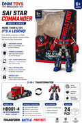 H8001-4 Sai Star Commander Transforming Robot Truck | 2-in-1 Toy