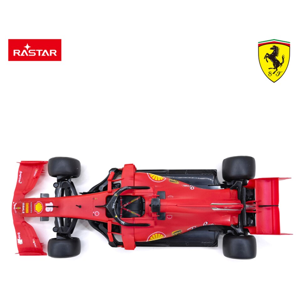 Rastar Ferrari SF1000 1:18 Scale RC Assembly Model Kit | DIY Plastic Formula 1 Racing Car with 2.4GHz Remote Control | Red F1 Model Car for Collection & Display