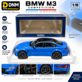 1:18 Scale BMW M3 Competition 2017 Marina Blue Diecast Model Car Collectible