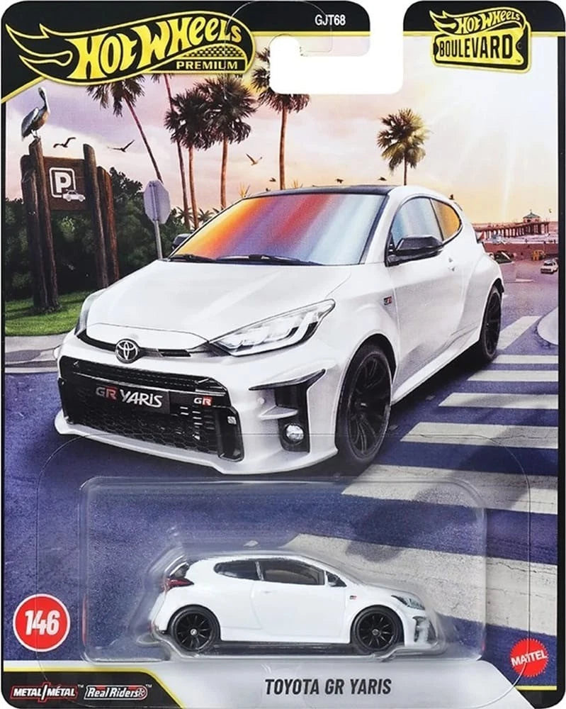 Imported Hot Wheels Premium Boulevard Assorted Vehicle Mini Car - 10 Pcs