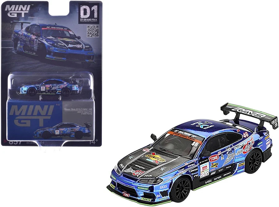 Imported Mini GT Blister #857 Nissan Silvia S15 D-MAX Racing Die-Cast Car