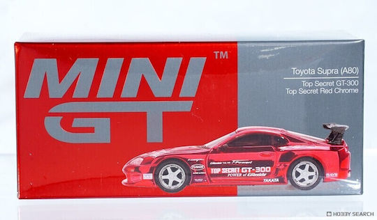 MGT01132 = MINI GT Toyota Supra A80 Top Secret GT-300 Red Chrome 1:64